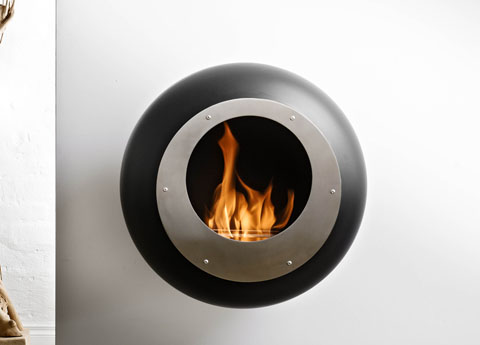 Vellum Wall Hanging Bioethanol Fire Vellum Wall Hanging Bioethanol Fire