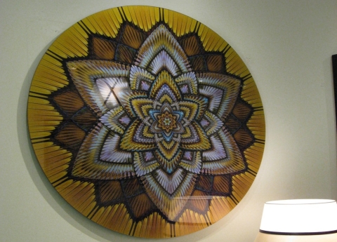 Collider / gilded mandala