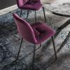 Bontempi Chantal Dining Chair with Metal Legs