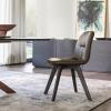 Bontempi Chantal Dining Chair with Wooden Legs