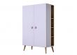 Battistella Woody Wardrobe with Shelves Unit