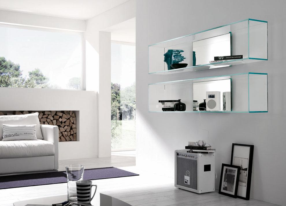 Tonelli Brama 1 Glass Wall Shelf- Now Discontinued