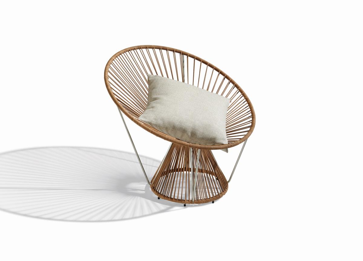 Missoni Home Cordula Round Leather Armchair - Now Discontinued