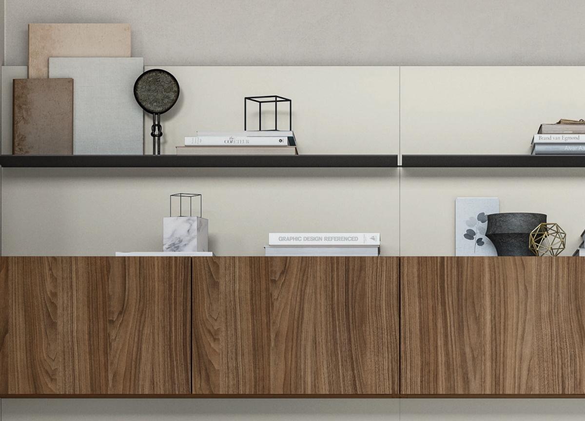 DaFre Day Desk/Wall Unit Composition 3