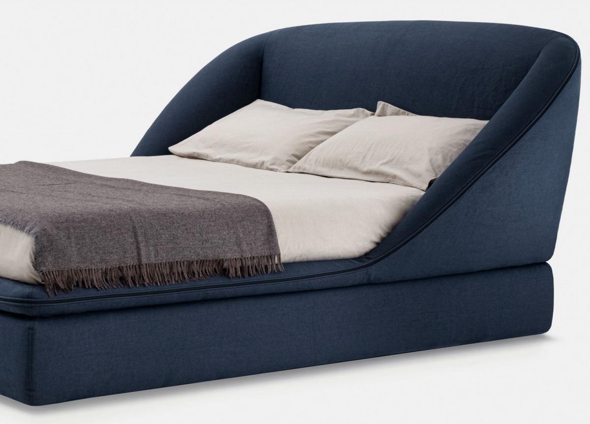Pianca Domenica Bed with Upholstered Base