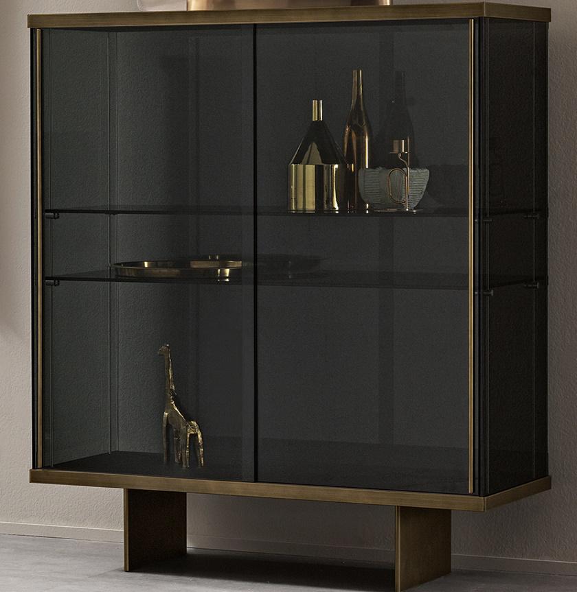 Tonelli East Side Tall Glass Sideboard