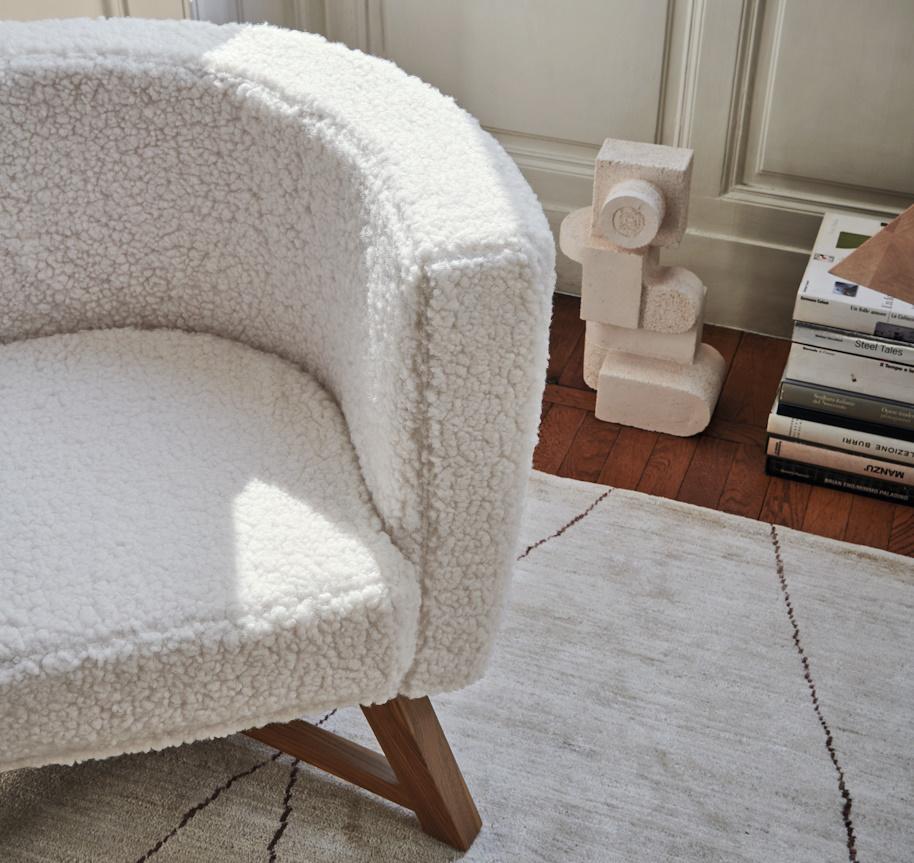 Gervasoni Gray Upholstered Armchair