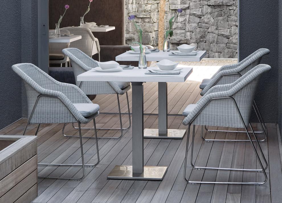 Manutti Napoli Bistro Table - With Border- Now Discontinued