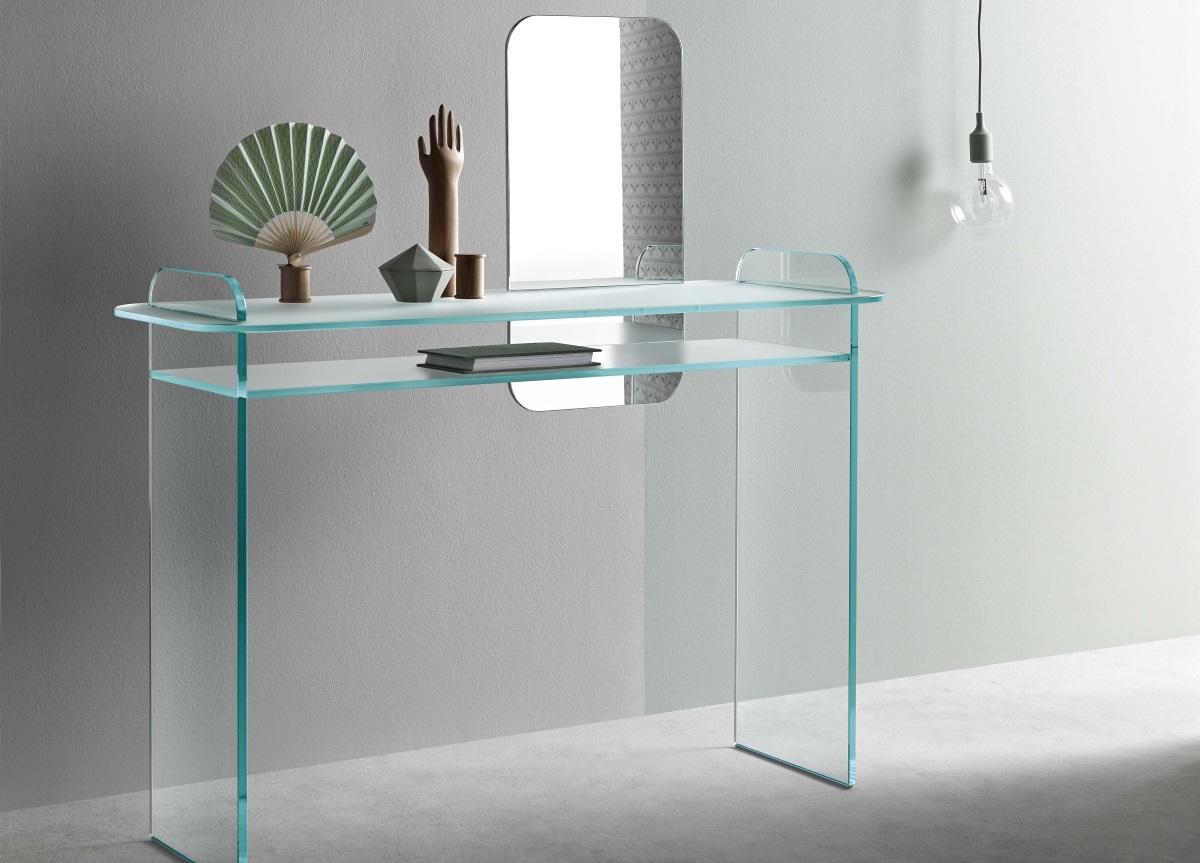 Tonelli Opalina Glass Desk- Now Discontinued