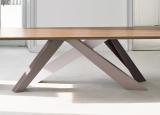 Bonaldo Big Dining Table in Solid Anthracite Grey Polished Oak - Now Discontinued