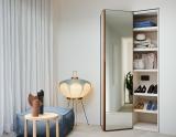 Novamobili Crystal Wardrobe With Folding Mirrored Doors