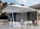 Manutti Square Side Arm Parasol (White Pole) - NOW DISCONTINUED
