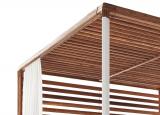 Tribu Pavilion Garden Daybed in Teak