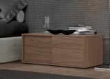 Jesse Plan Bedside Cabinet In Wood - Now Discontinued