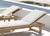 Manutti Siena Teak Sun Lounger - Now Discontinued