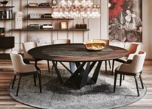 Cattelan Italia Skorpio Ker-Wood Round Table