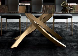 Bontempi Artistico Glass Dining Table