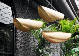 Gervasoni Brass Pendant Light