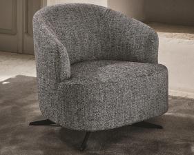 Porada Copine Armchair with Swivel Base