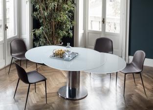 Bontempi Giro Round Extending Dining Table