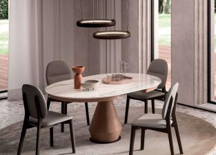Ozzio Lycos Extending Dining Table