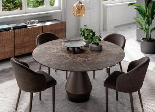 Ozzio Lycos Round Dining Table