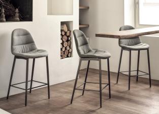 Bontempi Mood Upholstered Bar Stool