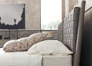 Ravel Plait Upholstered Bed