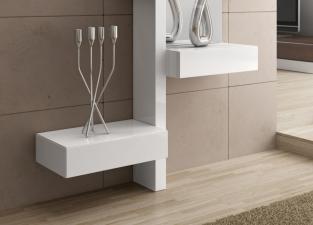 Richi Contemporary Mirror With Two Drawers
