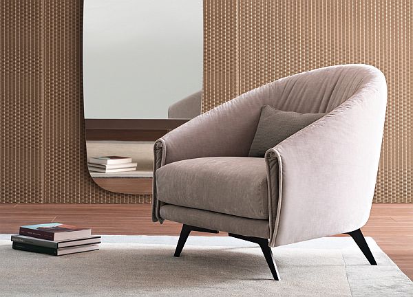 Bonaldo Saddle Armchair / Easy Clean Fabrics