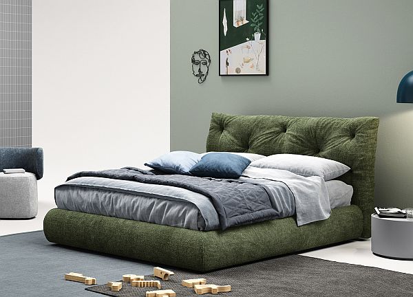 Novamobili's Modo Bed / easy clean fabrics