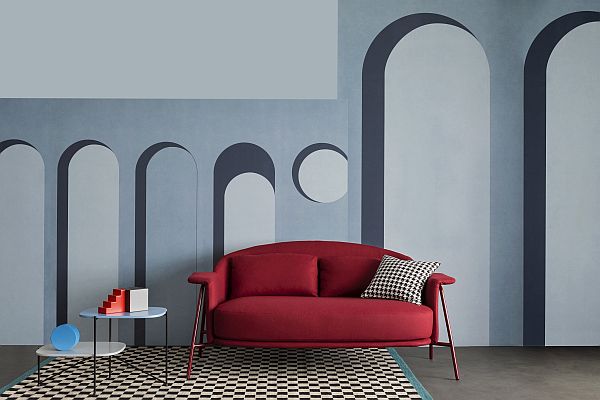 Colour Blocking Saba Italia Kepi sofa