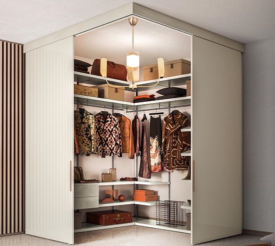 Pianca Vista walk-in wardrobes