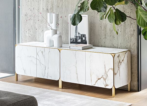 Bonaldo Frame K Sideboard_ metallics frame -