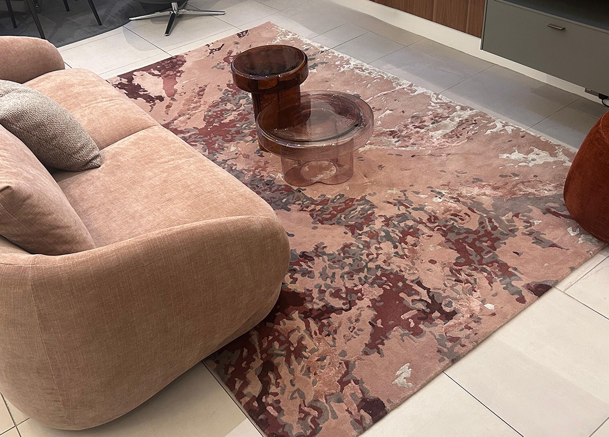 Bespoke rug designed by our team for a private client