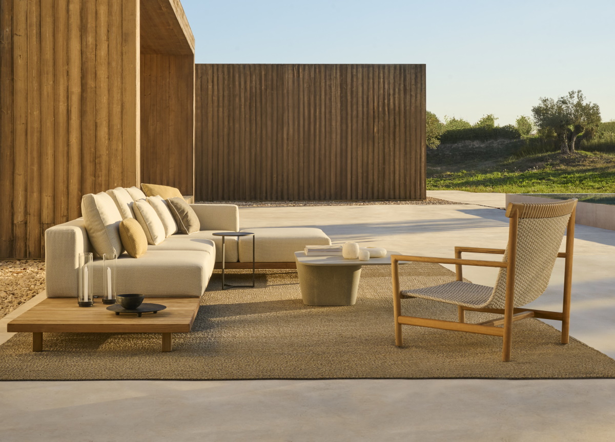 Tribu Amanu Garden Lounge Chair - Tribu Outdoor Furniture At Go Modern