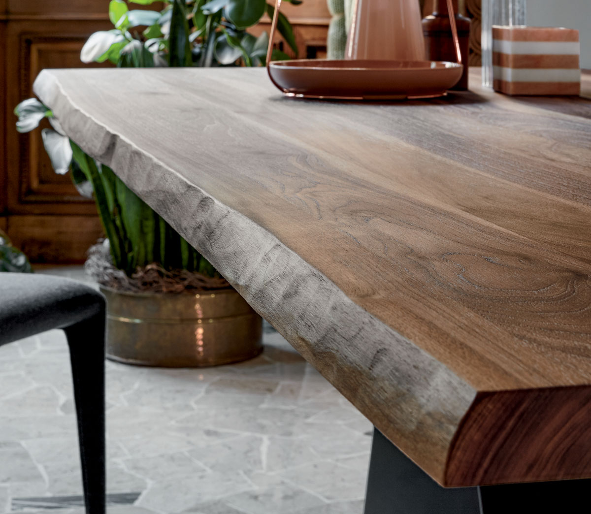 Bonaldo Amond Solid Wood Dining Table - Bonaldo Tables At Go Modern