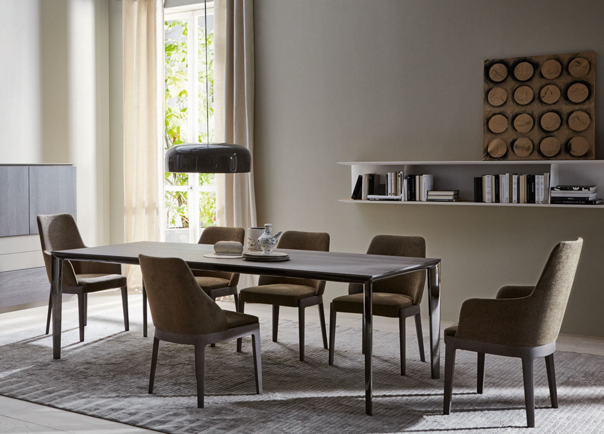 Molteni & C Chelsea High Back Dining Chair by Rodolfo Dordoni | Molteni ...