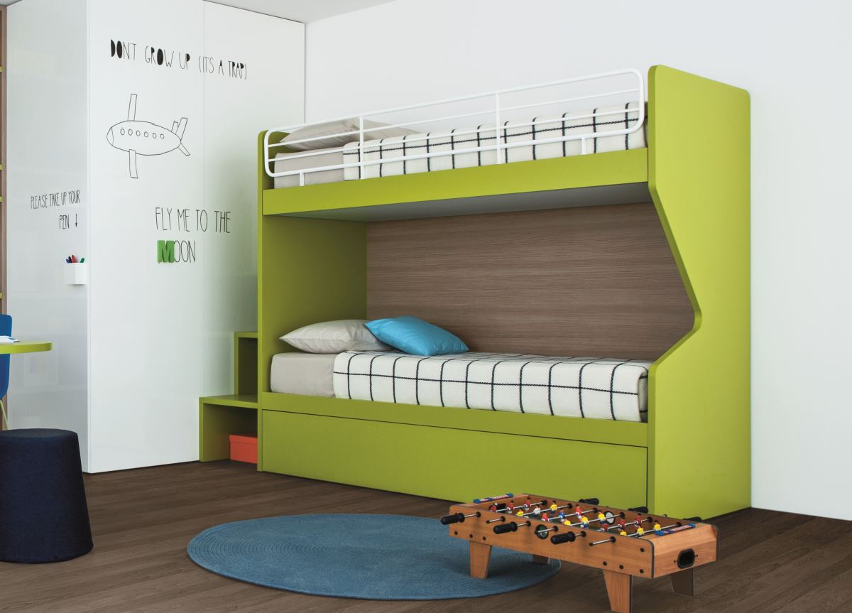 Battistella Gino Bunk Bed, Bunk Beds With Shelves Uk