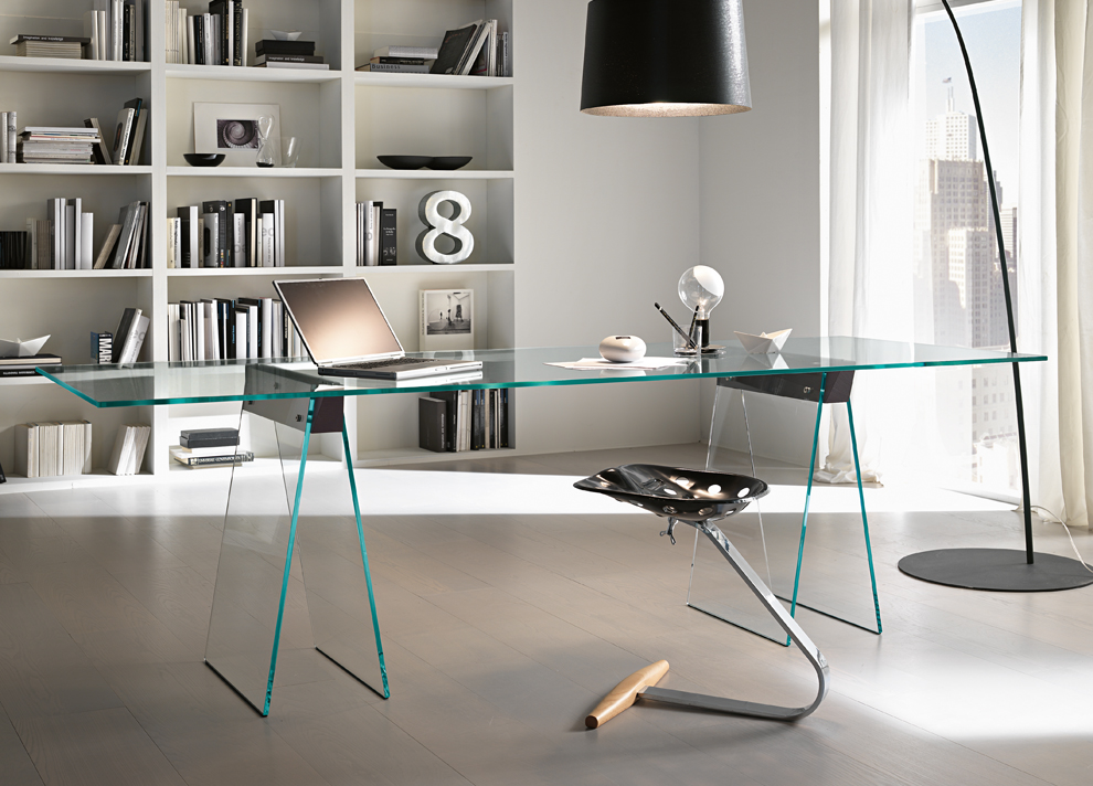 Glass Office Desk Uk - Glass Designs