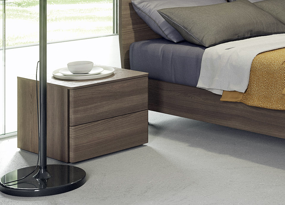 Londra Bedside Cabinet | Contemporary Bedroom Furniture At Go Modern London