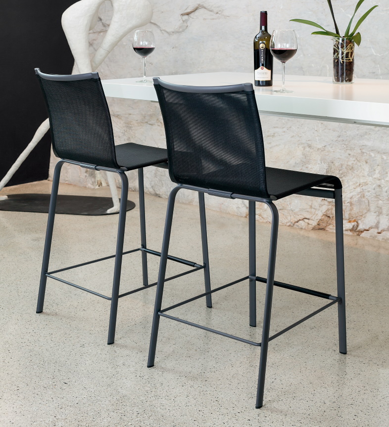 Mesh discount bar stools