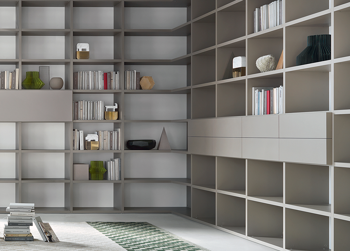 Lema Selecta 08 Bookcase Wall Unit