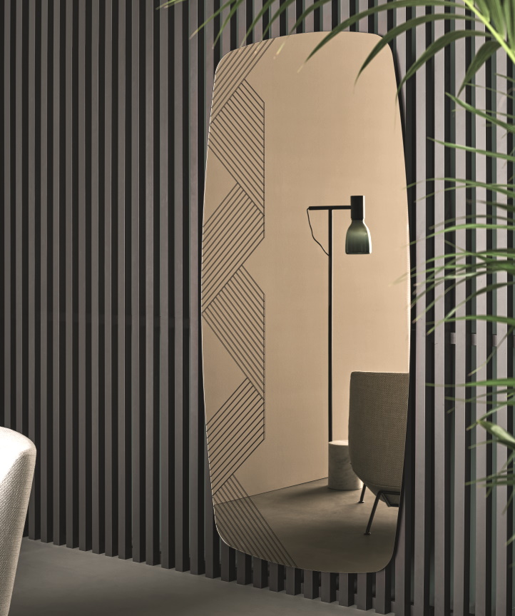 Bonaldo Sign Mirror Contemporary Furniture at Go Modern London