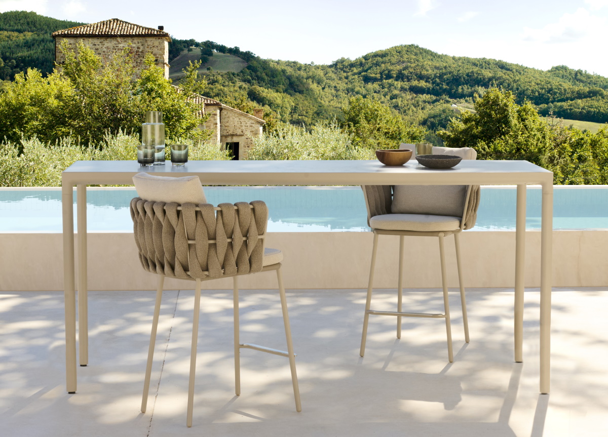 Tribu Tosca Counter Height Garden Stool Tribu Outdoor Furniture
