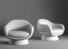Bonaldo Boolean Armchair with Covered Base