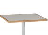 Manutti Napoli Square Bistro Table With Teak Border