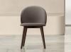 Bontempi Rebecca Dining Chair with Wood Legs