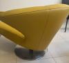 Leolux Parabolica Armchair In Mimosa Leather - In Stock