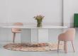 Miniforms Albio Dining Table with Mirrored Base